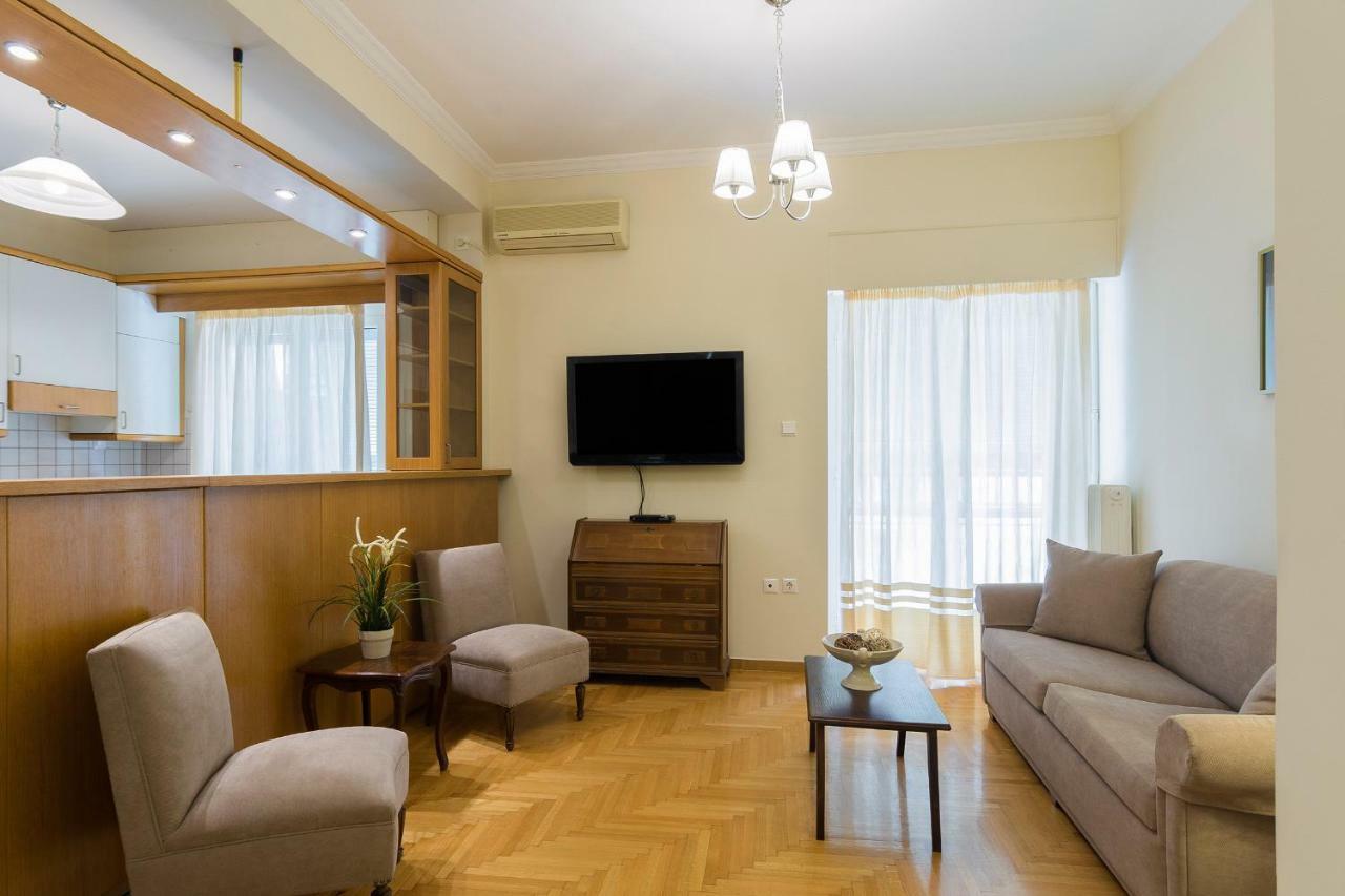 Classy 2 Bedroom Apartment Near Acropolis & Metro Athene Buitenkant foto