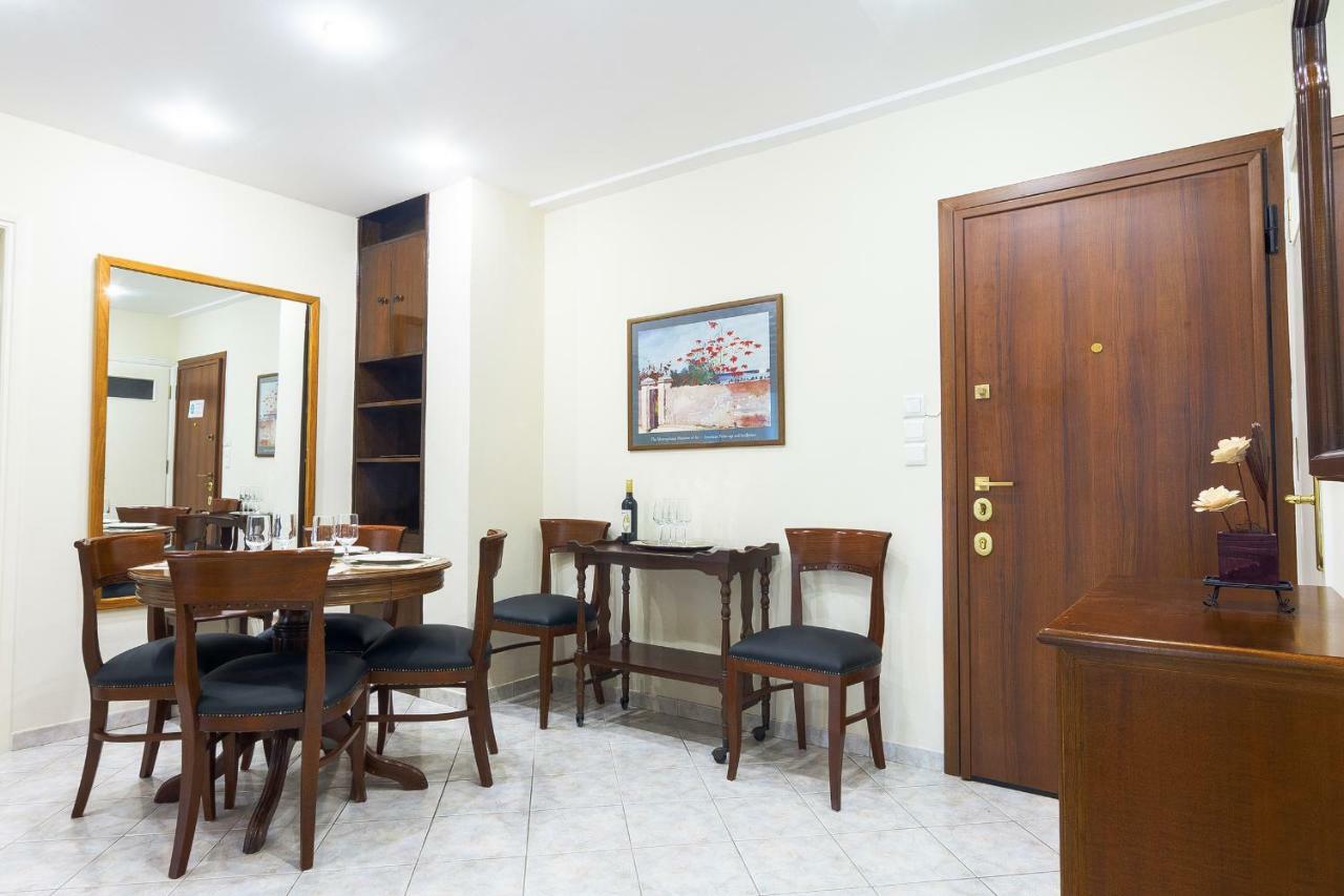 Classy 2 Bedroom Apartment Near Acropolis & Metro Athene Buitenkant foto
