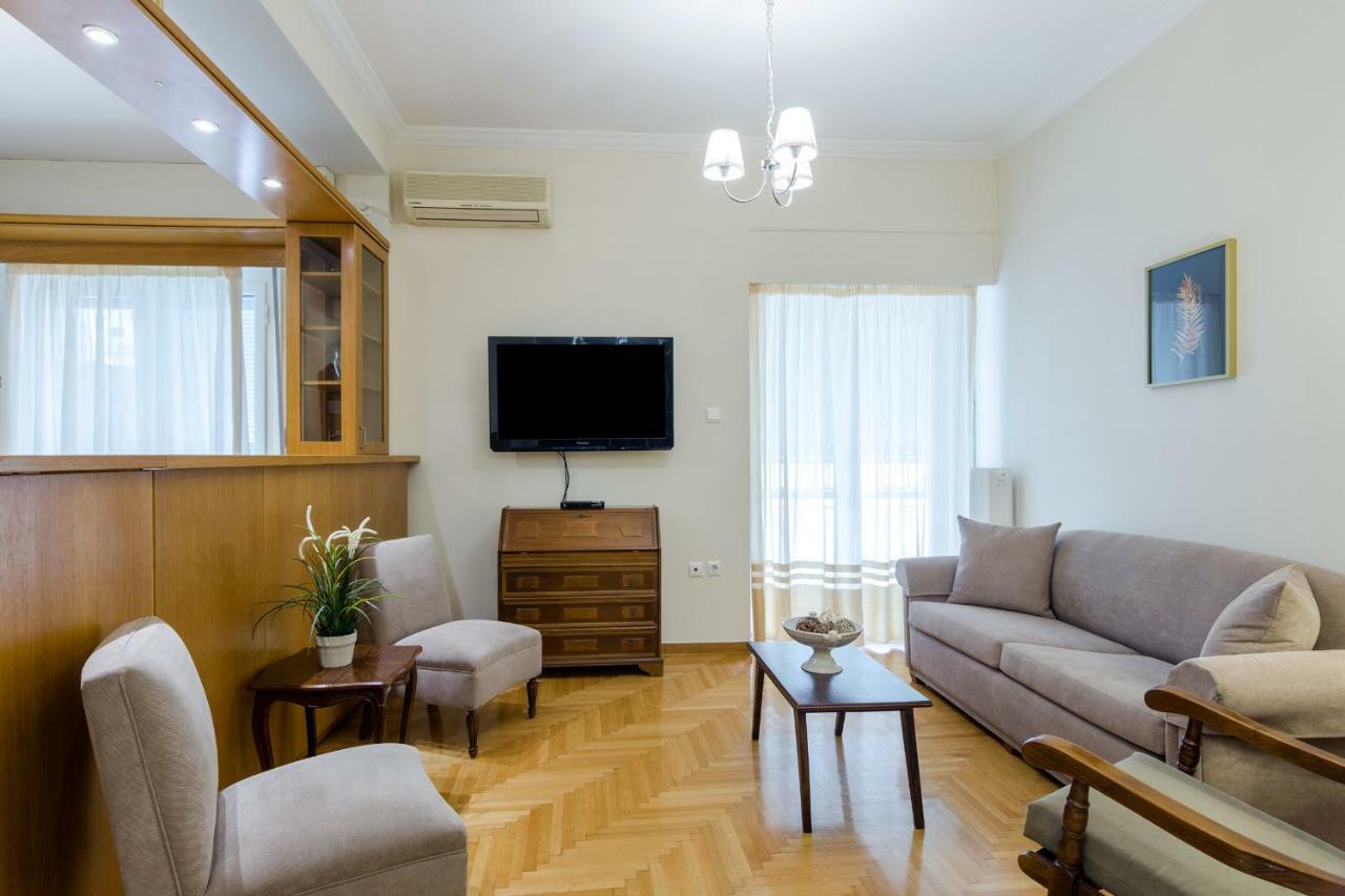 Classy 2 Bedroom Apartment Near Acropolis & Metro Athene Buitenkant foto