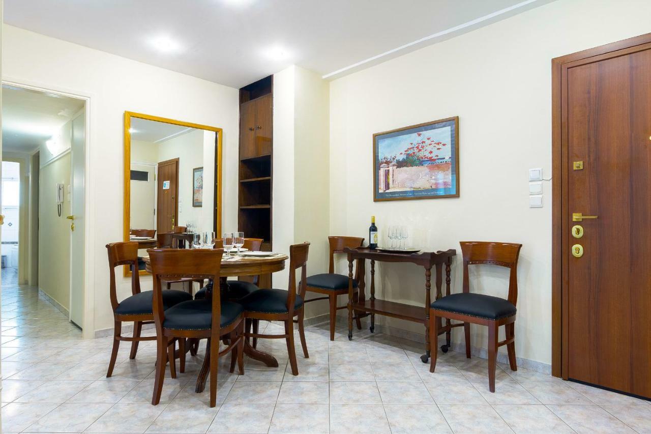 Classy 2 Bedroom Apartment Near Acropolis & Metro Athene Buitenkant foto