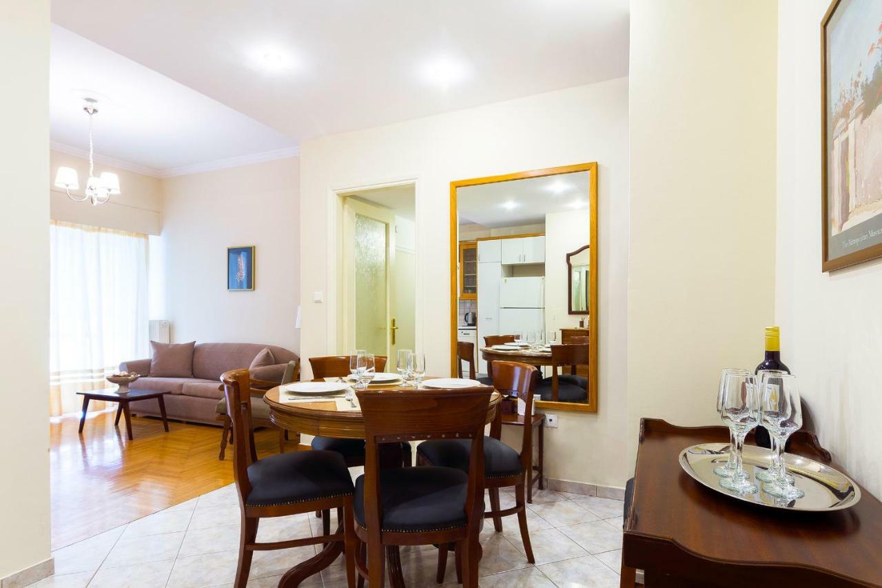 Classy 2 Bedroom Apartment Near Acropolis & Metro Athene Buitenkant foto